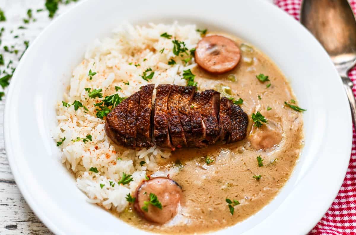 Cajun Duck Etouffee