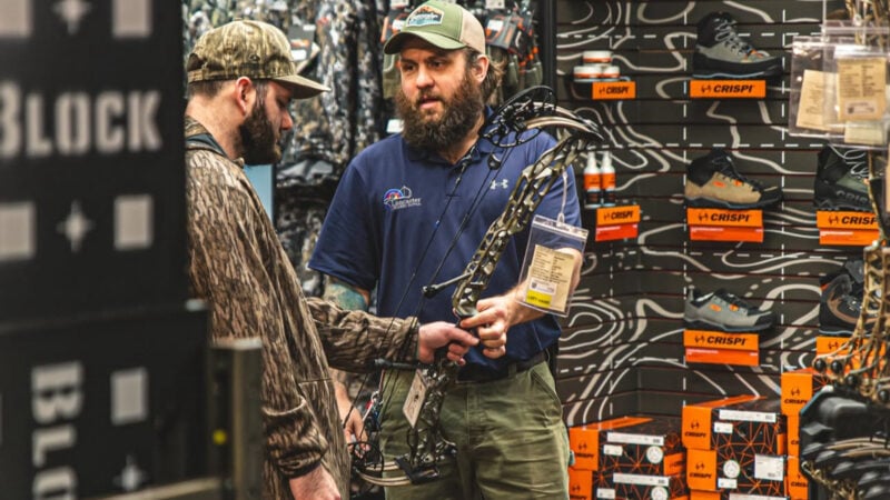 buying new bow at LAS