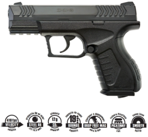 Umarex XBG Air Pistol .177 Caliber CO2 BB Gun, Non-Blowback (2254804)