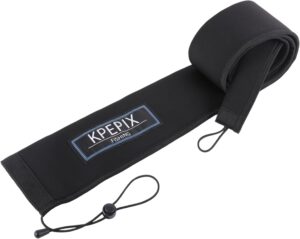 Neoprene Fishing Rod Sleeve for Casting, Trolling, Spinning Rods – Lightproof & Puncture Resistant Rod Cover – Fishing Pole Protective Case for Storage & Transportation