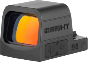 OSIGHT SE Enclosed Micro Red Dot Sight - RMSc/K Footprint Compatible | 2 MOA Dot & 32 MOA Circle Dual Reticle System | Durable Compact Reflex Sight