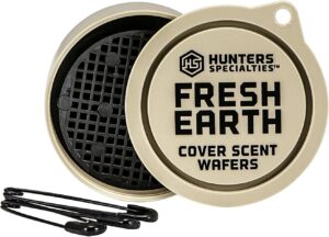 Hunters Specialties Long Lasting Cover Scent Wafers for Hunting - 3 Wafers Per Pack, 3 Safety Pins Included