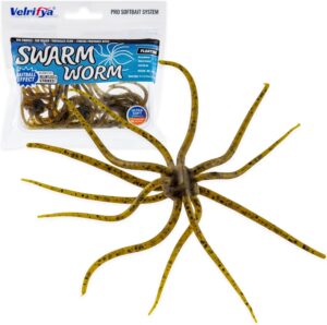 Tentacle Dice Bait – Japanese Style Finesse Dice Fishing Lure Floating Worm Soft Plastic Baits for Bass Fishing, Drop Shot, Jig Head, Wacky Rig